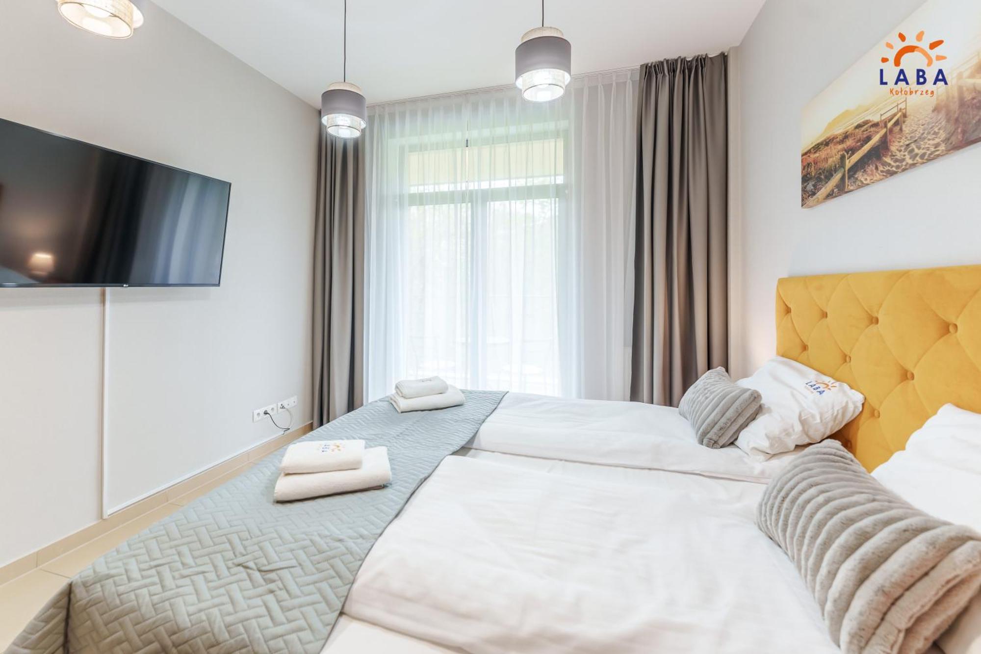 Laba Kolobrzeg Apartamenty Diune Z Parkingiem ภายนอก รูปภาพ