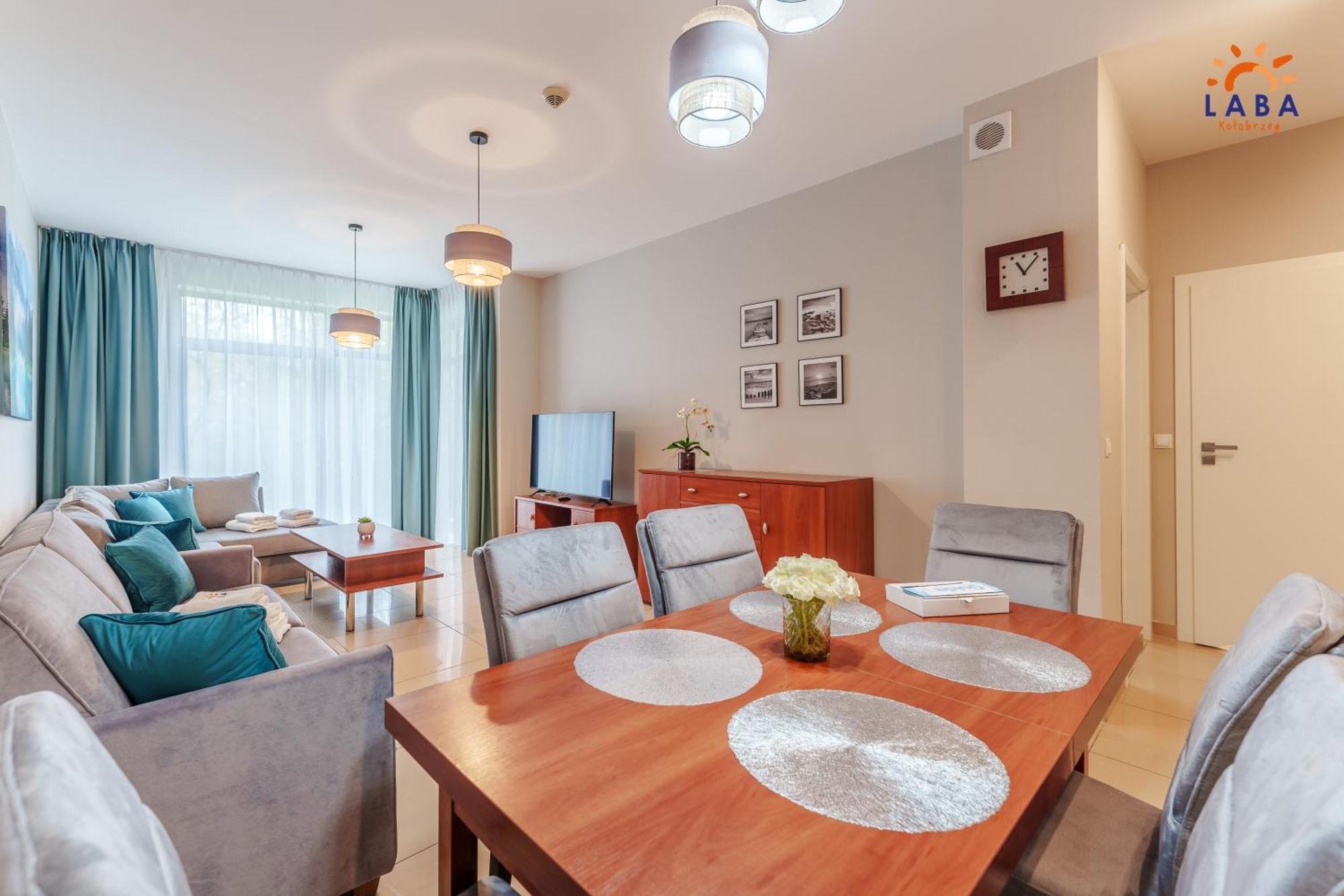 Laba Kolobrzeg Apartamenty Diune Z Parkingiem ภายนอก รูปภาพ